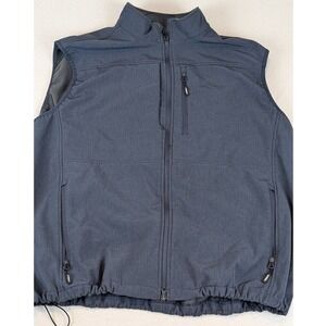 Outdoor Ventures Mens Vest 4XL Blue Full Zip Pockets Lined Outerwear Golf Fleece